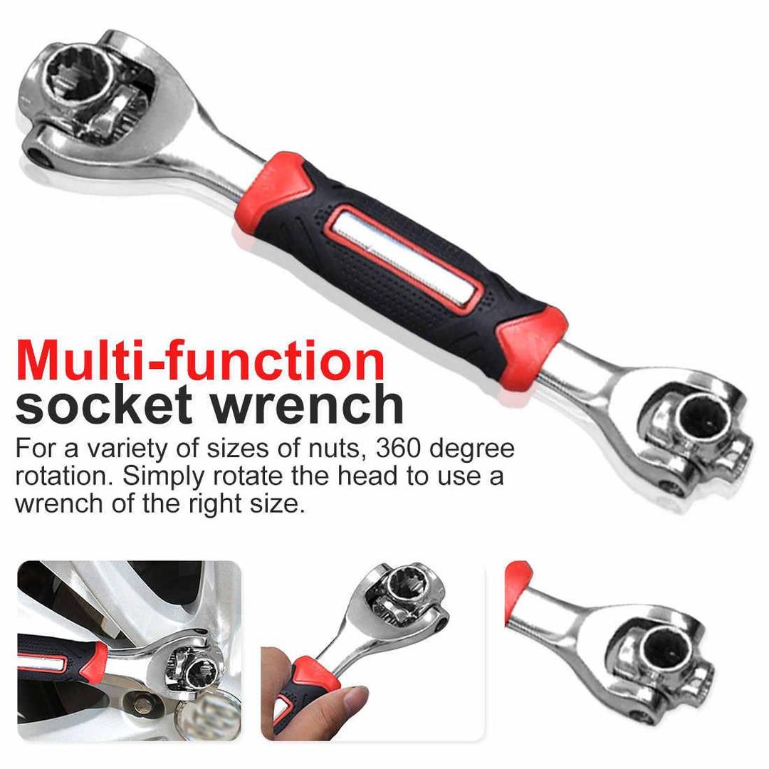 48 Bid Multi Functional Socket Wrench 360 degree rotation